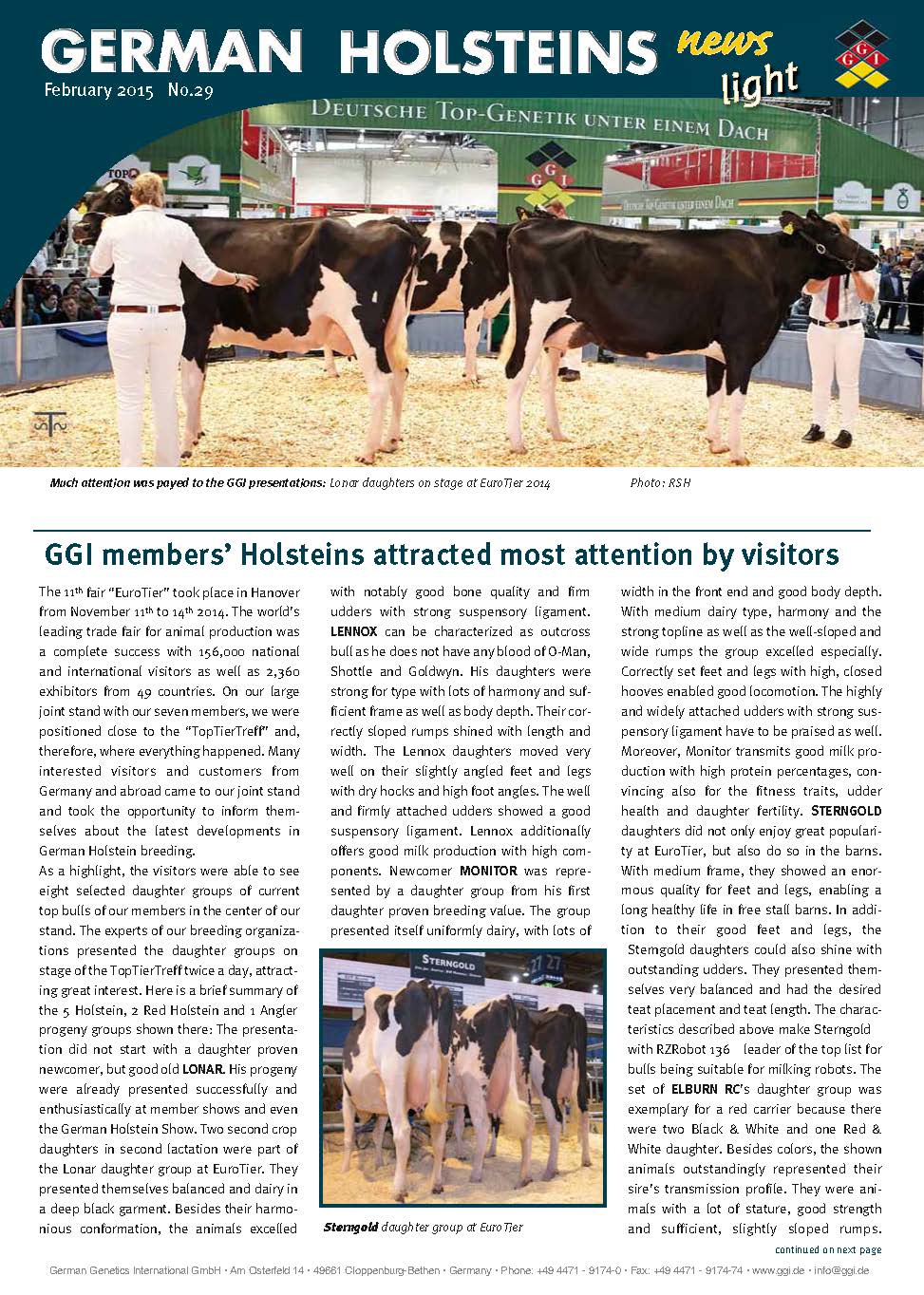 BAS·GGI - Descargar German Holstein News